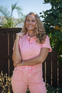 wardrobe options with a pop of color for brand photoshoot 