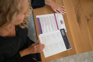 Photographer styling props and creative tools for brand photoshoot